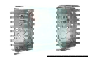 4X2-1/8 STL OUT BX W/ 1/2 & 3/4 KO