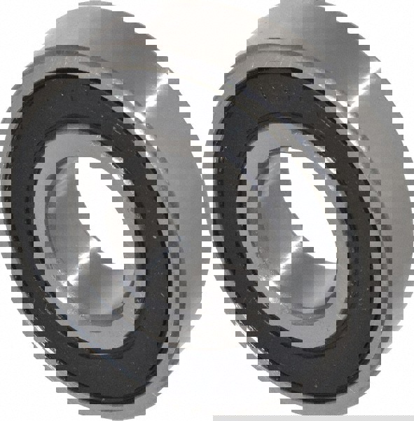 Deep Groove Ball Bearing: 47 mm OD, Double Seal