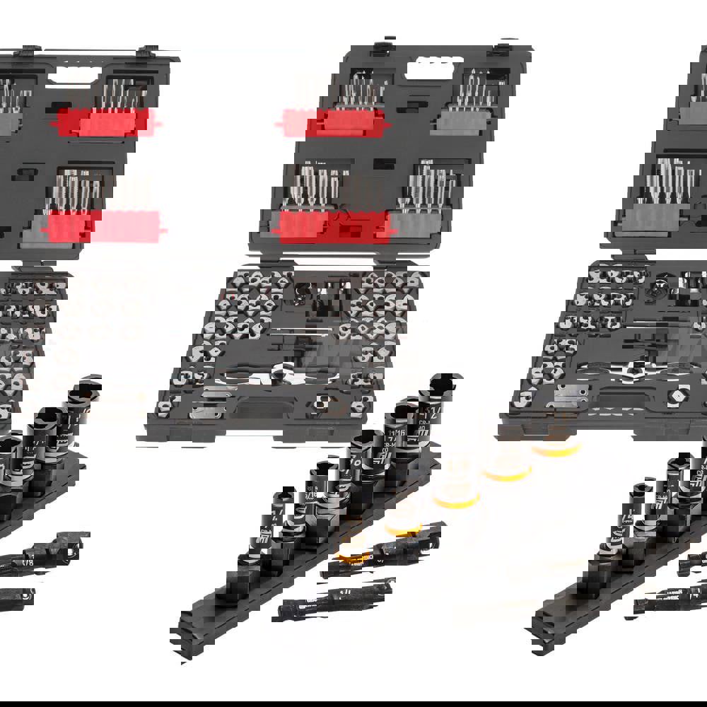 Tap & Die Set: 1/2-20 Taps, 1/2-20 Dies, BSP, Metric Coarse, Metric Fine, NPT, UNC & UNF