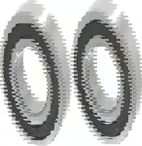 Deep Groove Ball Bearing: 72 mm OD, Double Seal