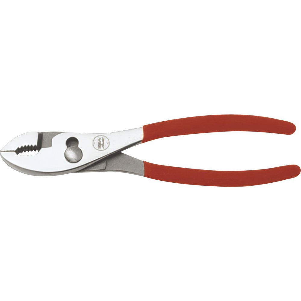 Slip Joint Pliers; Jaw Texture: Serrated ; Jaw Length: 8mm ; Jaw Width: 39mm ; Overall Length: 10.00 ; Maximum Jaw Opening: 8 ; Head Style: Slip Joint