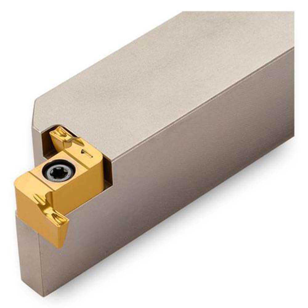 Indexable Grooving Toolholders; Toolholder Type: External Grooving ; Insert Seat Size: 3; 4 ; Cutting Direction: Right Hand ; Maximum Depth of Cut (Decimal Inch): 0.2360 ; Minimum Groove Width (Decimal Inch): 0.1180 ; Toolholder Style: TXFPR