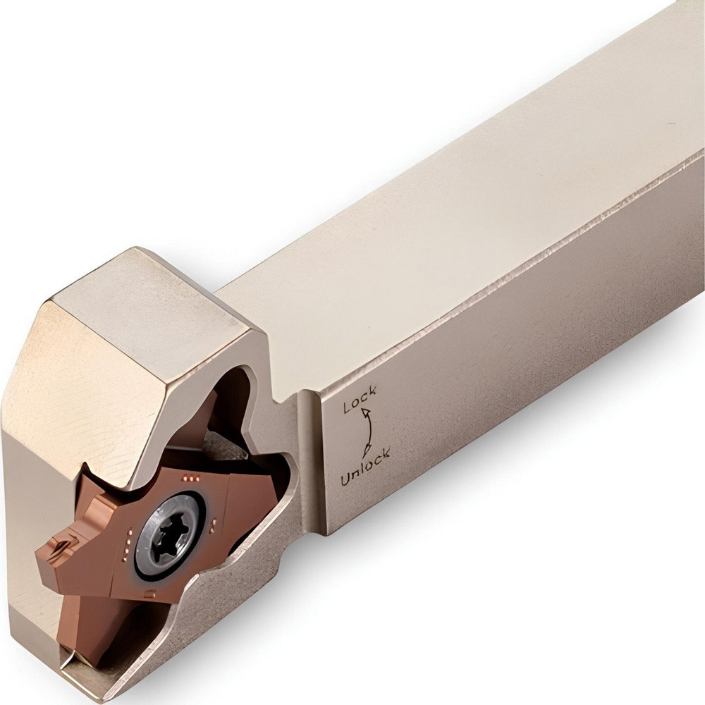 Indexable Grooving-Cutoff Toolholder: TQHR9.5-20, 0.02 to 0.118