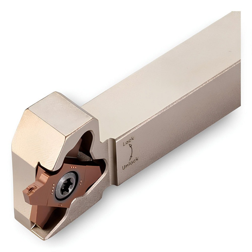 Indexable Grooving-Cutoff Toolholder: TQHR12.7-20, 0.02 to 0.118