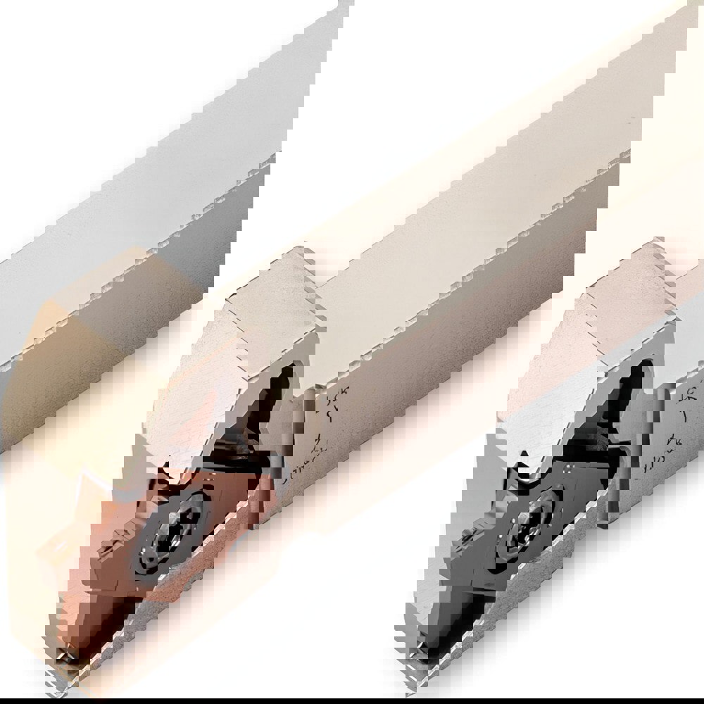 Indexable Grooving-Cutoff Toolholder: TQHL9.5-20, 0.02 to 0.118