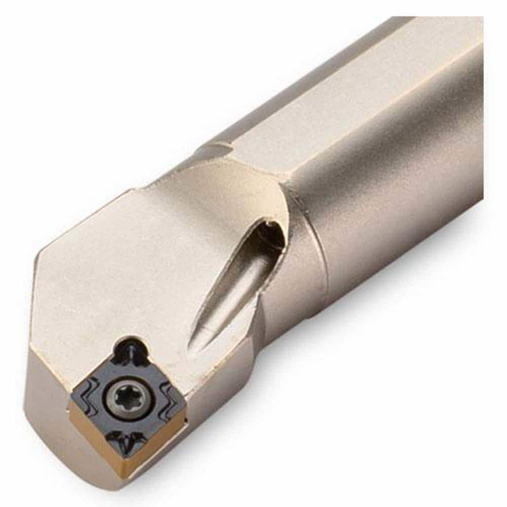 Indexable Boring Bars; Minimum Bore Diameter (Decimal Inch): 0.6300 ; Maximum Bore Depth (Decimal Inch): 2.0000 ; Maximum Bore Depth (Inch): 2 ; Toolholder Style: SCLNL ; Tool Material: Steel ; Shank Diameter (Decimal Inch): 0.5000