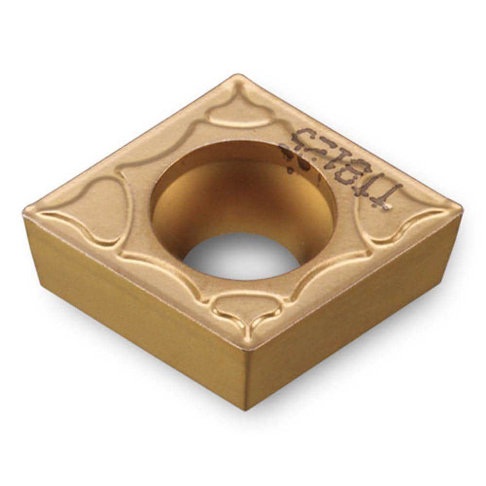 Turning Inserts; Relief Angle: 7 ; Insert Style: CCMT ; Corner Radius (Decimal Inch): 0.0310 ; Included Angle: 80.0 ; Manufacturer Grade: TT8115B ; Coating/Finish: TiCN; Al2O3; TiN