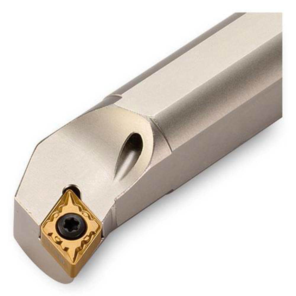 Indexable Boring Bars; Minimum Bore Diameter (Decimal Inch): 1.2500 ; Minimum Bore Diameter (Inch): 1-1/4 ; Maximum Bore Depth (Decimal Inch): 4.0000 ; Maximum Bore Depth (Inch): 4 ; Toolholder Style: SXUNR ; Tool Material: Steel