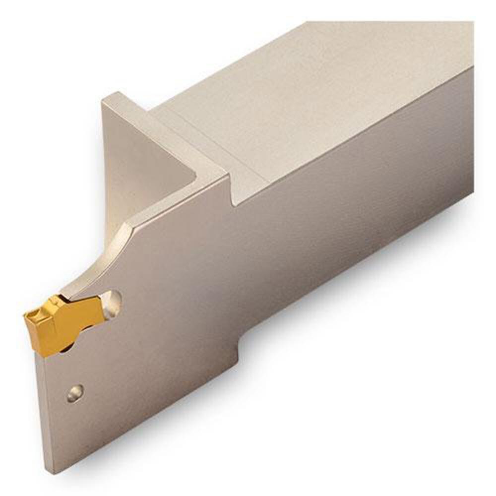 Indexable Cut-Off Toolholders; Toolholder Style: SFER ; Multi-use Tool: Yes ; Compatible Insert Size Code: 1 ; Insert Holding Method: Self Grip ; Cutting Tool Application: Grooving; Parting ; Primary Workpiece Material: Universal