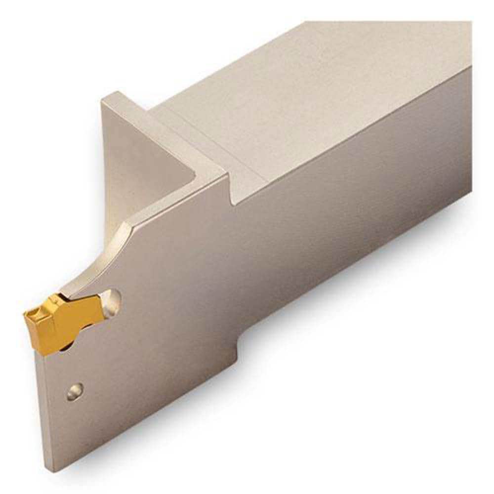 Indexable Cut-Off Toolholders; Toolholder Style: SFER ; Multi-use Tool: Yes ; Compatible Insert Size Code: 3 ; Insert Holding Method: Self Grip ; Cutting Tool Application: Grooving; Parting ; Primary Workpiece Material: Universal
