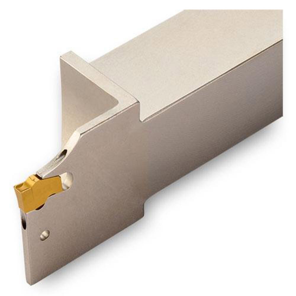 Indexable Cut-Off Toolholders; Toolholder Style: SFEL-TB ; Multi-use Tool: Yes ; Compatible Insert Size Code: 3 ; Insert Holding Method: Self Grip ; Cutting Tool Application: Grooving; Parting ; Primary Workpiece Material: Universal