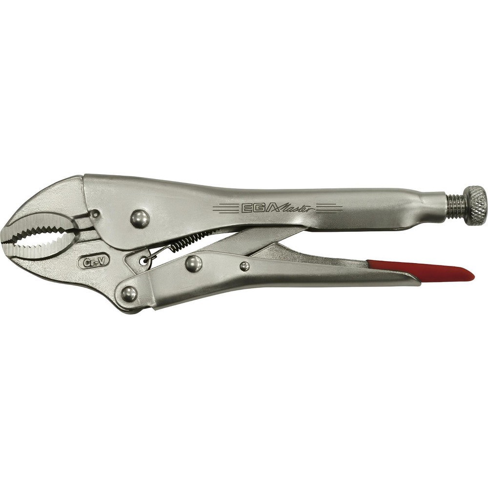 Locking Pliers; Jaw Texture: Serrated ; Jaw Style: Curved ; Overall Length Range: 10 & Longer ; Overall Length (Inch): 10in ; Handle Type: Ergonomic ; Body Material: Vanadium Steel