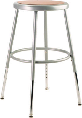 Adjustable Height Stool: Hardboard, 16