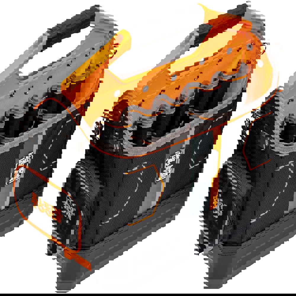 Tool Bags & Tool Totes; Holder Type: Tool Tote ; Closure Type: No Closure ; Material: Ballistic Nylon ; Overall Width: 9 ; Overall Depth: 17in ; Overall Height: 16.5in