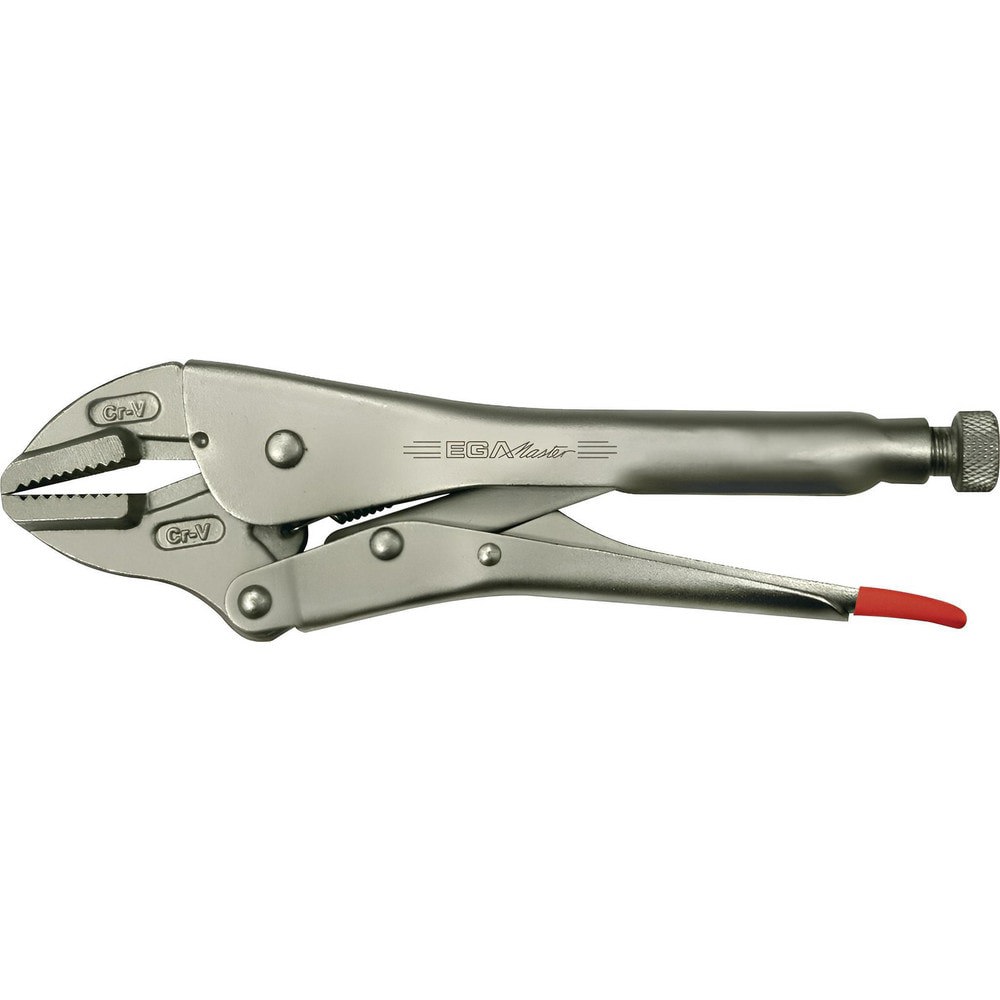 Locking Pliers; Jaw Texture: Serrated ; Jaw Style: Straight ; Overall Length Range: 10 & Longer ; Overall Length (Inch): 10in ; Handle Type: Ergonomic ; Body Material: Vanadium Steel