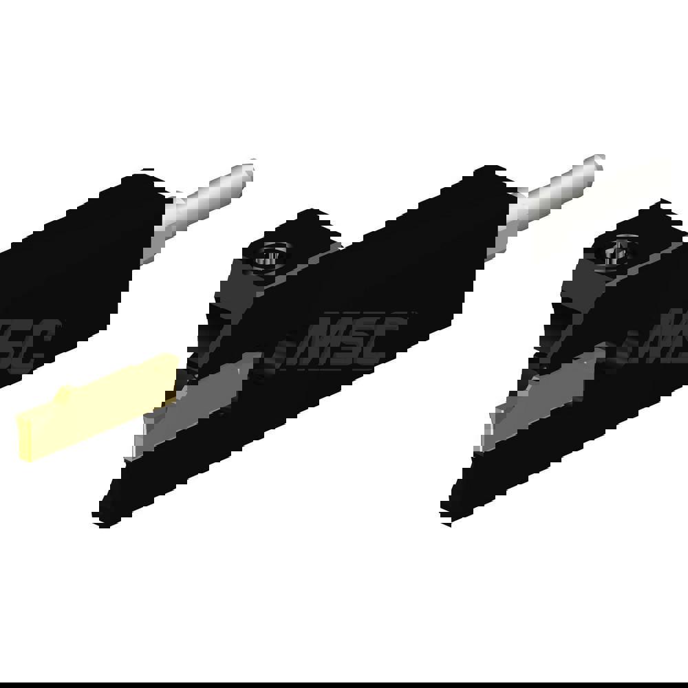 Indexable Grooving Toolholder: QS-RF123E043-08BHP, Internal or External, Right Hand