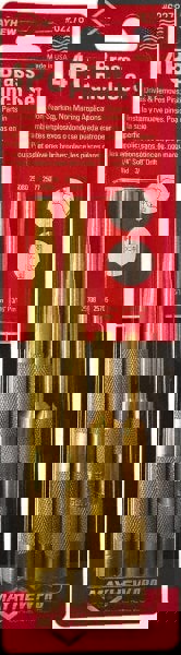 Assorted Brass Punch Kit Punch Set: 4 Pc, 0.1875 to 0.375