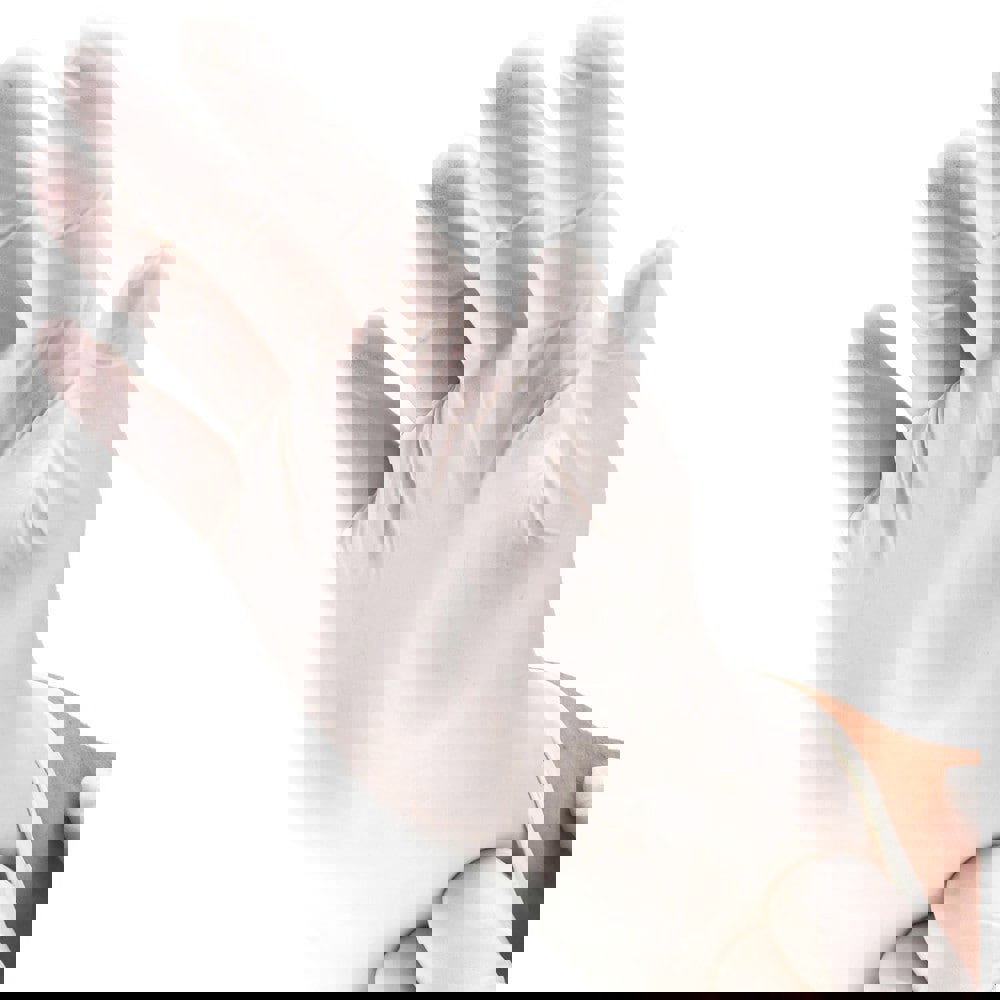 Disposable Glove: Size X-Large, 5.0 mil, Latex, General Purpose Grade, Powder-Free