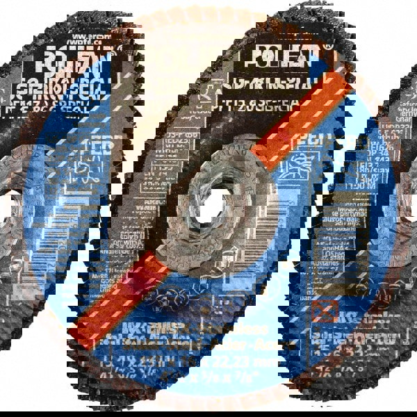 Flap Disc: 5/8-11 Hole, 60 Grit, Zirconia Alumina, Type 29