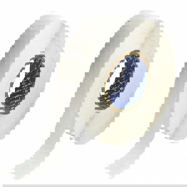 Label Maker Label: Clear & White, Vinyl, 1-3/4