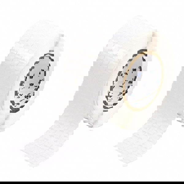 Label Maker Label: White, Polyester, 10,000 per Roll