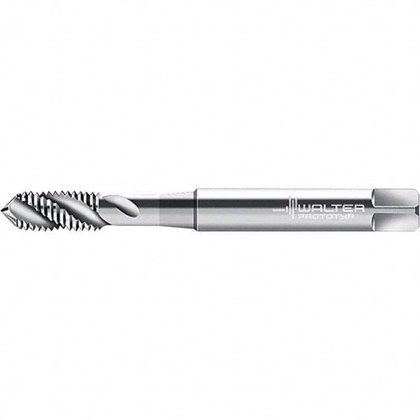 Spiral Flute Tap: M10x1.50 Metric, 3 Flutes, Modified Bottoming, 6G Class of Fit, Cobalt, Bright/Uncoated