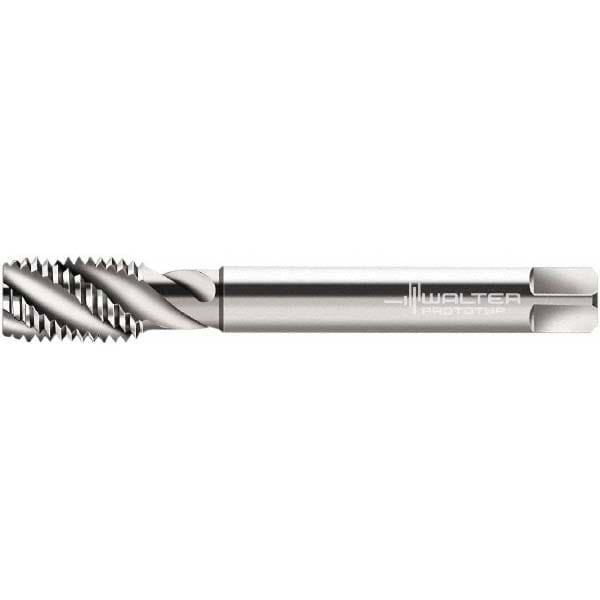 M12x1.75 Metric Coarse/EGM, 4 Flute, 45&deg; Helix, Modified Bottoming Chamfer, Bright Finish, Cobalt Spiral Flute STI Tap