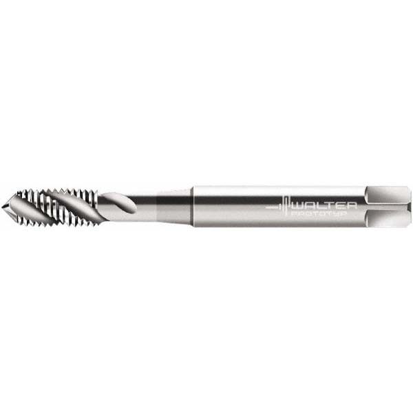 #8-32 UNC, 3 Flute, 45&deg; Helix, Modified Bottoming Chamfer, Bright Finish, Cobalt Spiral Flute STI Tap