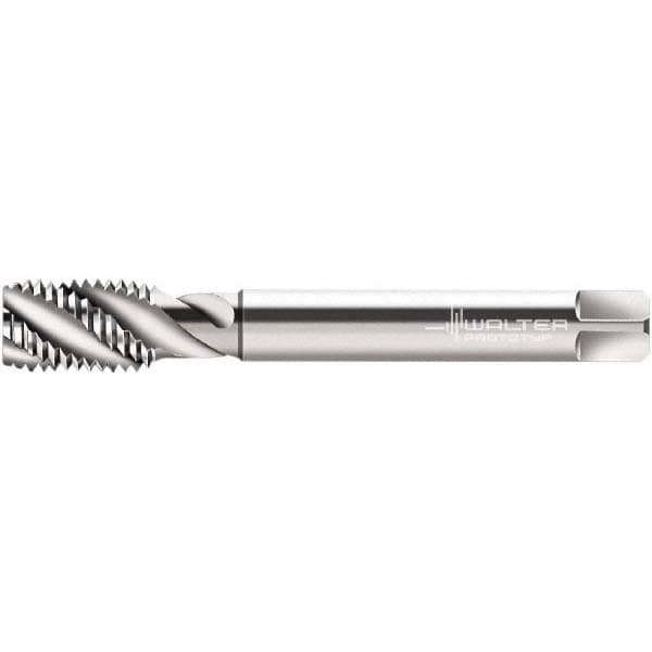 7/16-20 UNF, 4 Flute, 45&deg; Helix, Modified Bottoming Chamfer, Bright Finish, Cobalt Spiral Flute STI Tap