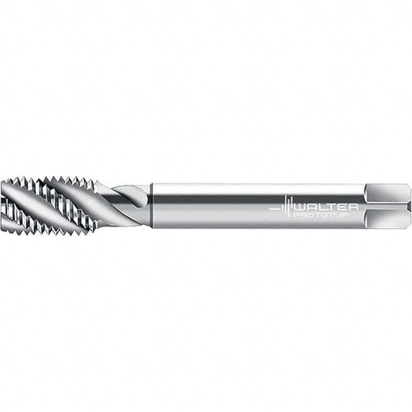 Spiral Flute Tap: 3/4-16 UNF, 4 Flutes, Modified Bottoming, 2B Class of Fit, Cobalt, Bright/Uncoated