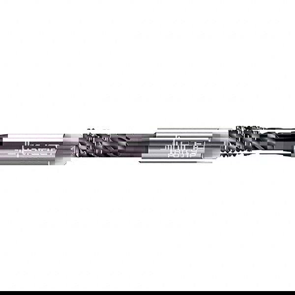 Spiral Flute Tap: M10x1.50 Metric, 3 Flutes, Modified Bottoming, 6HX Class of Fit, Powdered Metal, Hardlube Coated