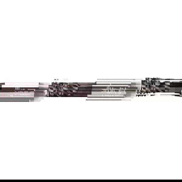 Spiral Flute Tap: M10x1.5, Metric, 4 Flute, Bottoming Chamfer, 6HX Class of Fit, Powdered Metal, Proprietary Finish