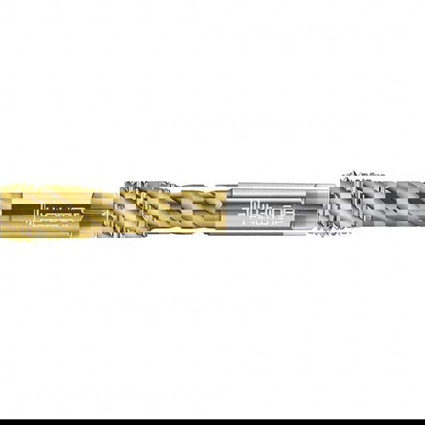 Spiral Flute Tap: M12x1.75 Metric, 4 Flutes, Modified Bottoming, 6GX Class of Fit, Powdered Metal, Hardlube Coated