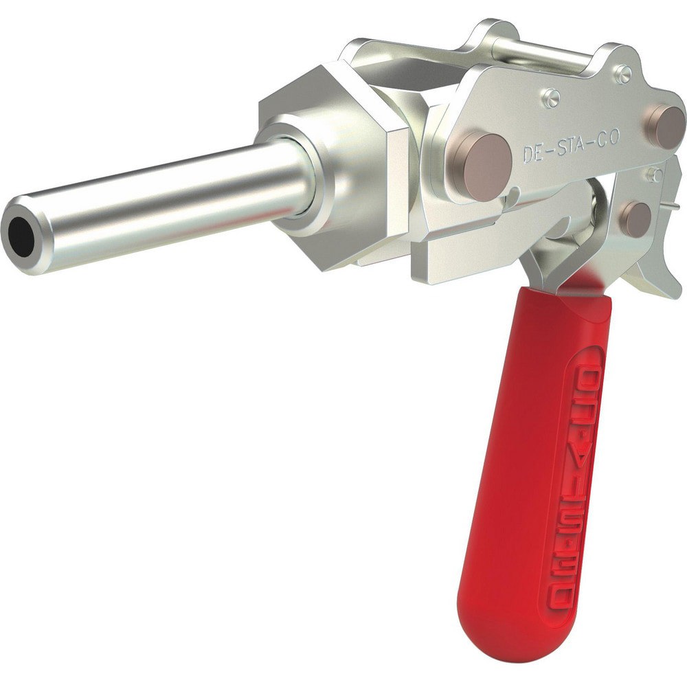 Standard Straight-Line Action Clamps; Load Capacity (N): 3110.00 ; Load Capacity: 3110 ; Plunger Travel (Decimal Inch): 2.6300 ; Plunger Travel: 2.63in ; Plunger Shape: Round ; Plunger Thread Size: M10