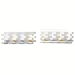 60W 4-Light Medium Base Sconce in Brushe