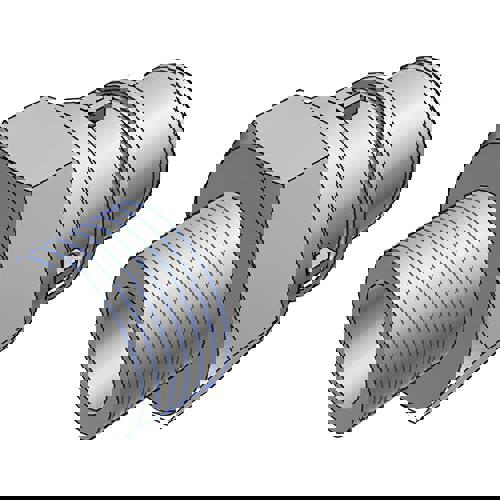 Push-to-Connect Tube Fitting: Connector, 3/8