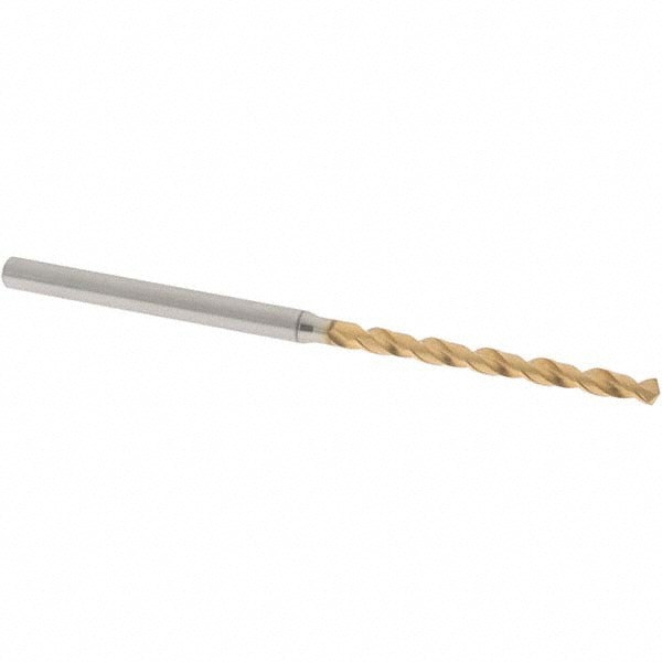 Jobber Length Drill Bit: 2.40 mm (0.0945) Dia, 130 deg, Vanadium High Speed Steel
