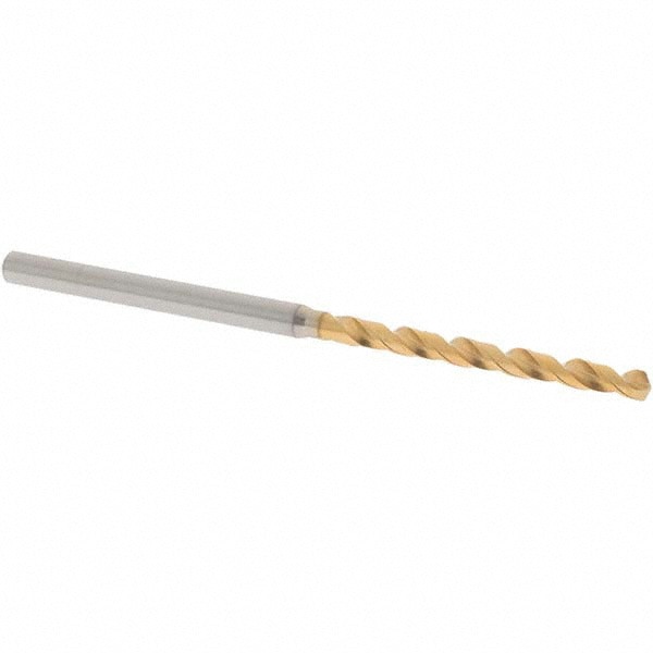 Jobber Length Drill Bit: 2.50 mm (0.0984) Dia, 130 deg, Vanadium High Speed Steel