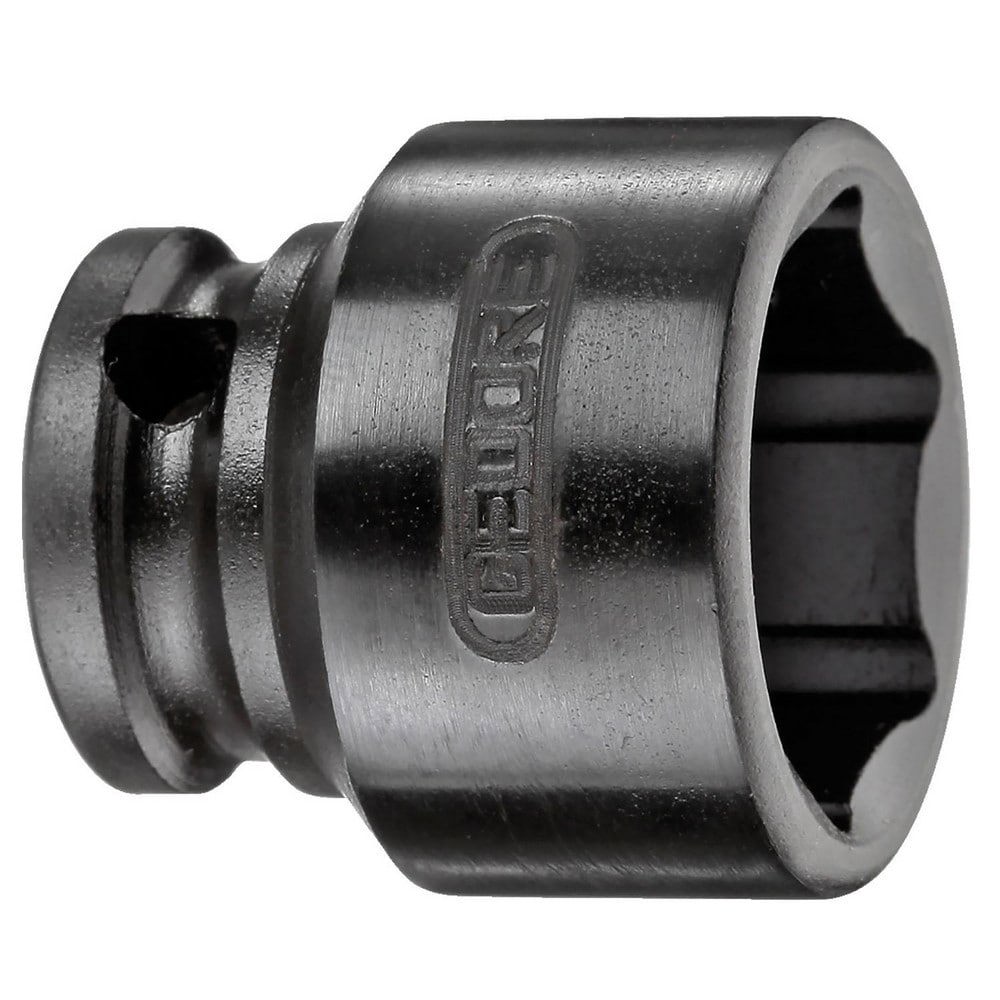 Impact Hex & Torx Bit Sockets; Drive Size: 3/8in (Inch); Hex Size (mm): 22.000 ; Bit Length (mm): 30 ; Overall Length (mm): 30.0000 ; Material: Steel ; Finish: Gunmetal