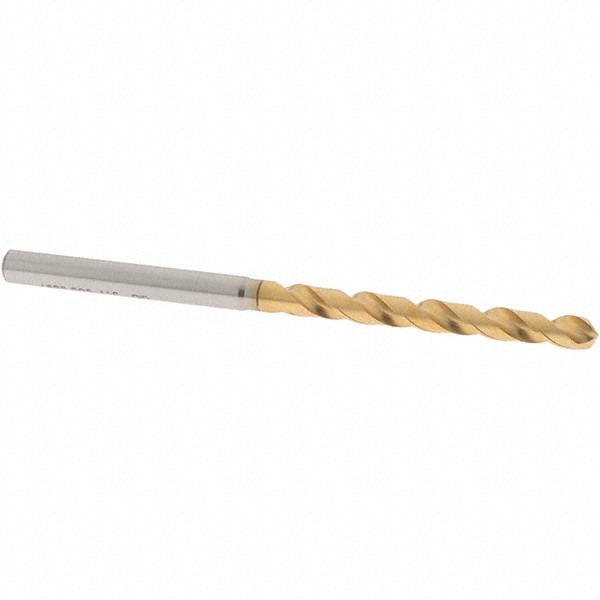 Jobber Length Drill Bit: 3.70 mm (0.1457) Dia, 130 deg, Vanadium High Speed Steel