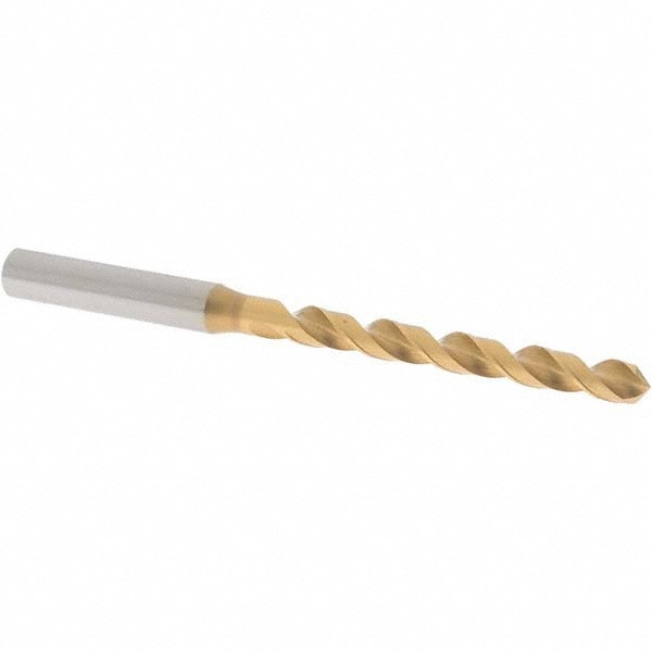 Jobber Length Drill Bit: 6.20 mm (0.2441) Dia, 120 deg, Vanadium High Speed Steel