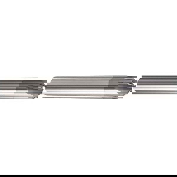 Chamfer Mill: 1.50 mm Dia, 10.00 mm Shank Dia, 60 deg, 4 Flute, Solid Carbide, Single End