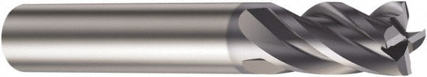 Square End Mill: 6.00 mm Dia, 10.00 mm LOC, 4 Flute, Solid Carbide