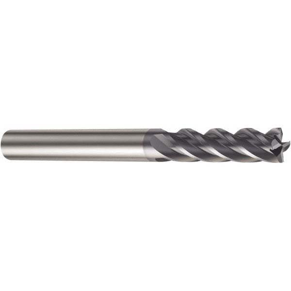 Square End Mill: 16 mm Dia, 60 mm LOC, 4 Flutes, Solid Carbide