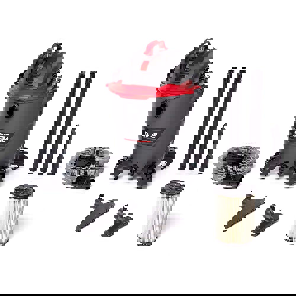 Wet/Dry Vacuum: Electric, 12 gal, 5 hp