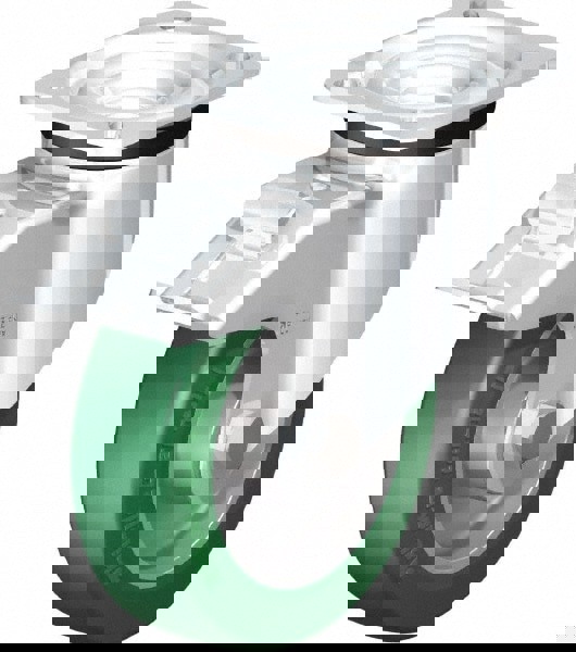 Swivel Top Plate Caster: Polyurethane-Elastomer Blickle Softhane, 5