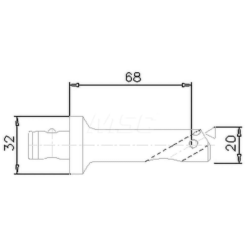 Boring Head: 32 mm Body Dia, Manual