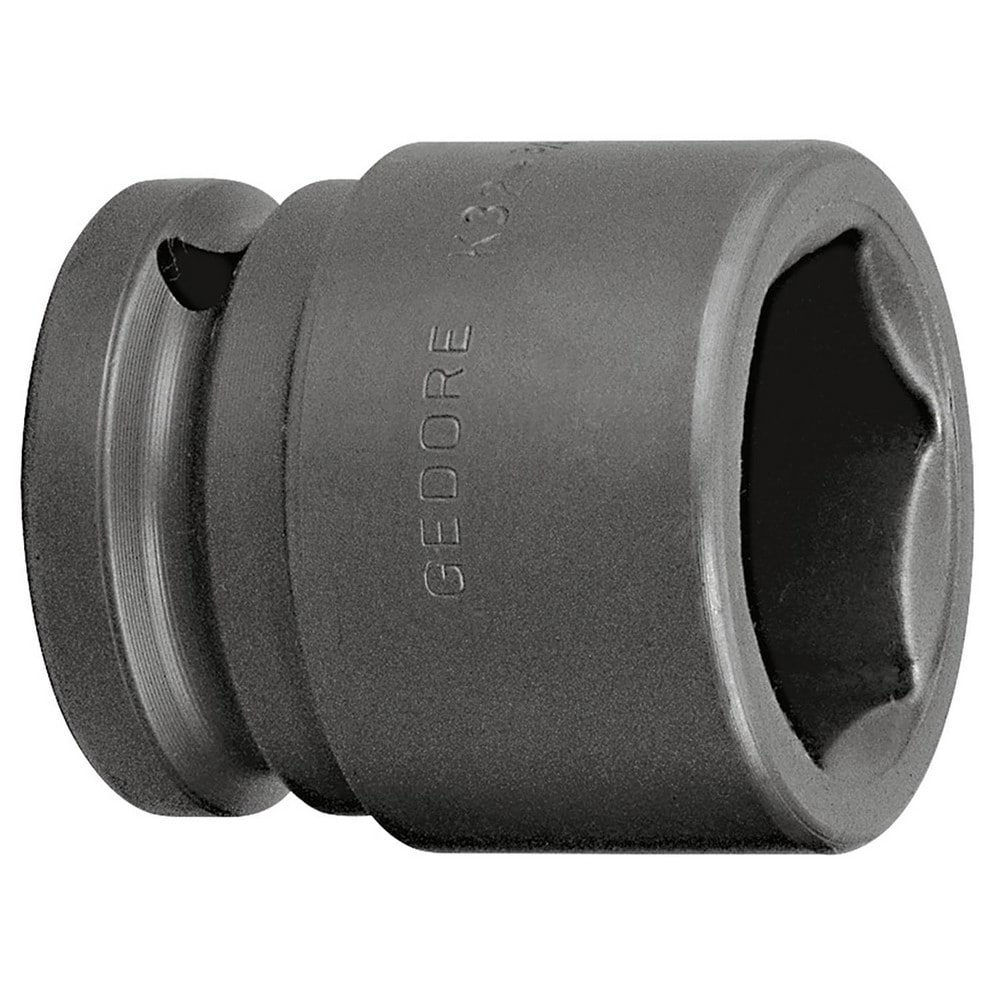 Impact Hex & Torx Bit Sockets; Drive Size: 3/4in (Inch); Hex Size (mm): 27.000 ; Bit Length (mm): 54 ; Overall Length (mm): 54.0000 ; Material: Steel ; Finish: Gunmetal