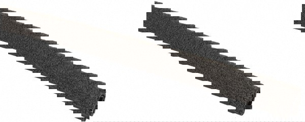 1/16 Inch Thick x 0.23 Wide x 100 Ft. Long, EPDM Rubber Edge Trim