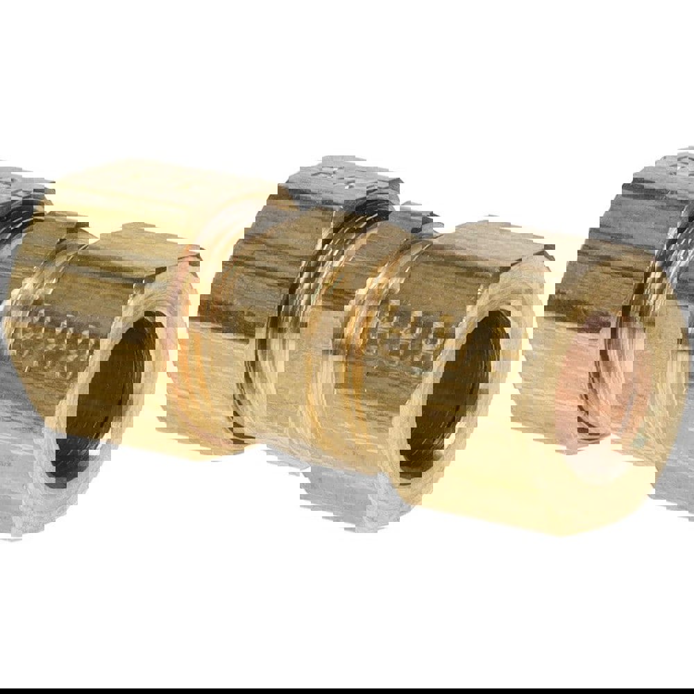 Compression Tube Union: 9/16-24, 3/8